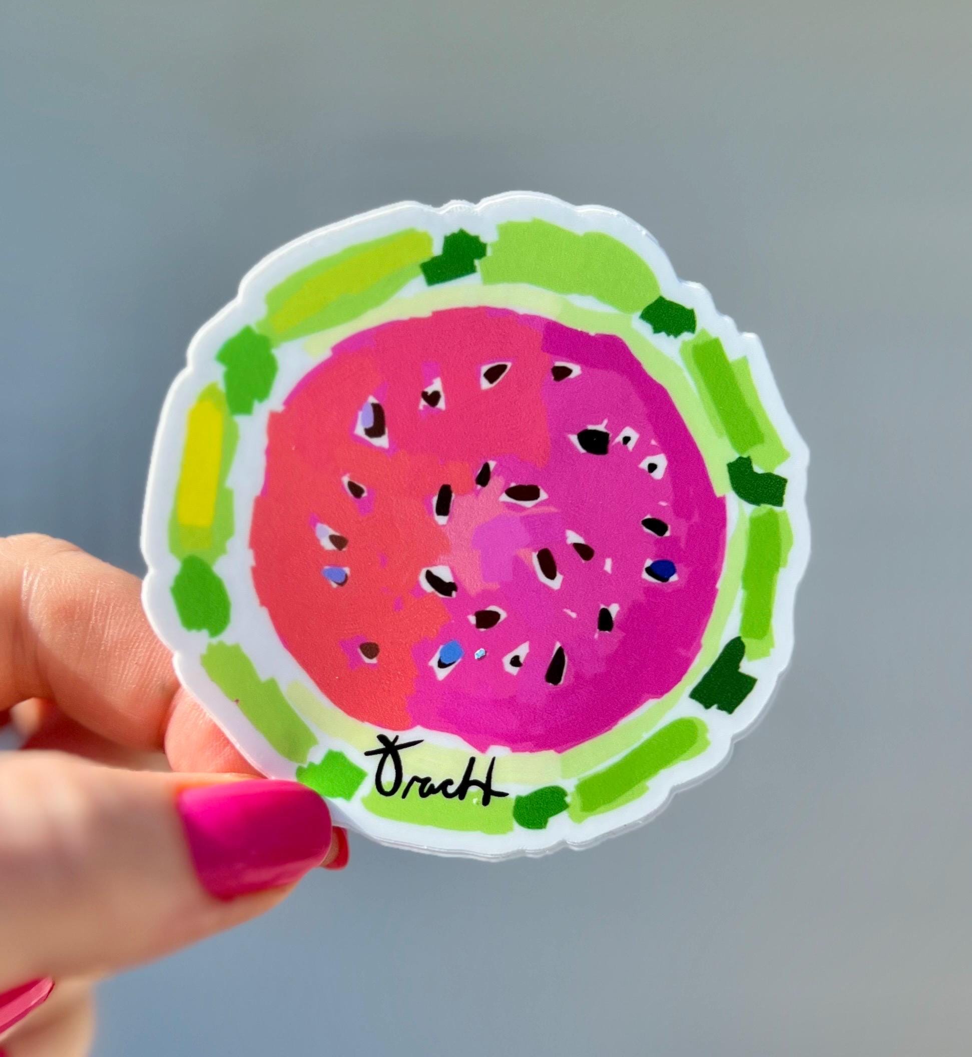 Retro Watermelon Sticker Watermelon Sticker, Die Cut Vinyl and Thick High Quality Colorful and ...