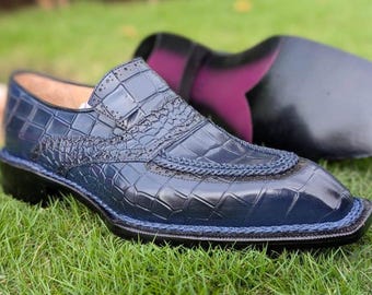 Norwegian Welt Leather Loafers – Handmade Artisan Slip-On Shoes with Rugged Heritage Construction