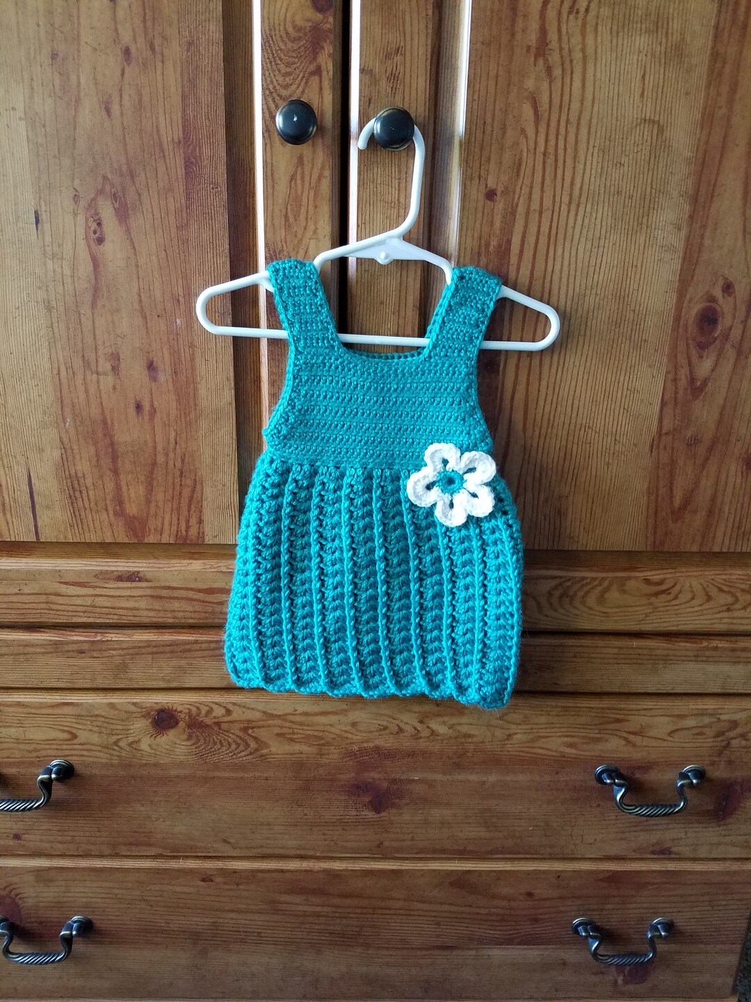 Crochet Little Girl's Dress Sweater and Hat Set Etsy