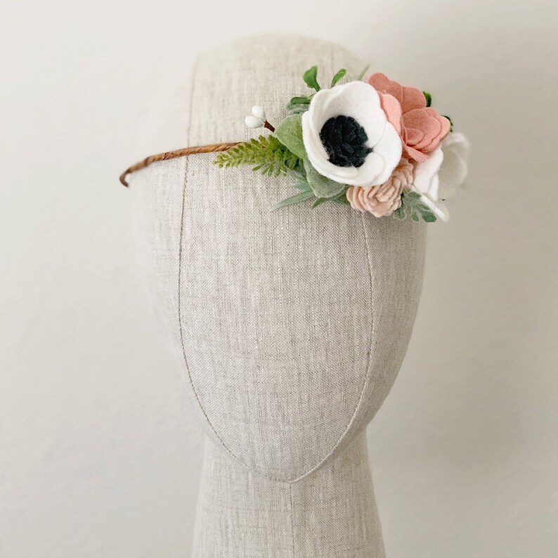 Baby/child/adult Felt Flower Crown Flower Crown Felt Etsy