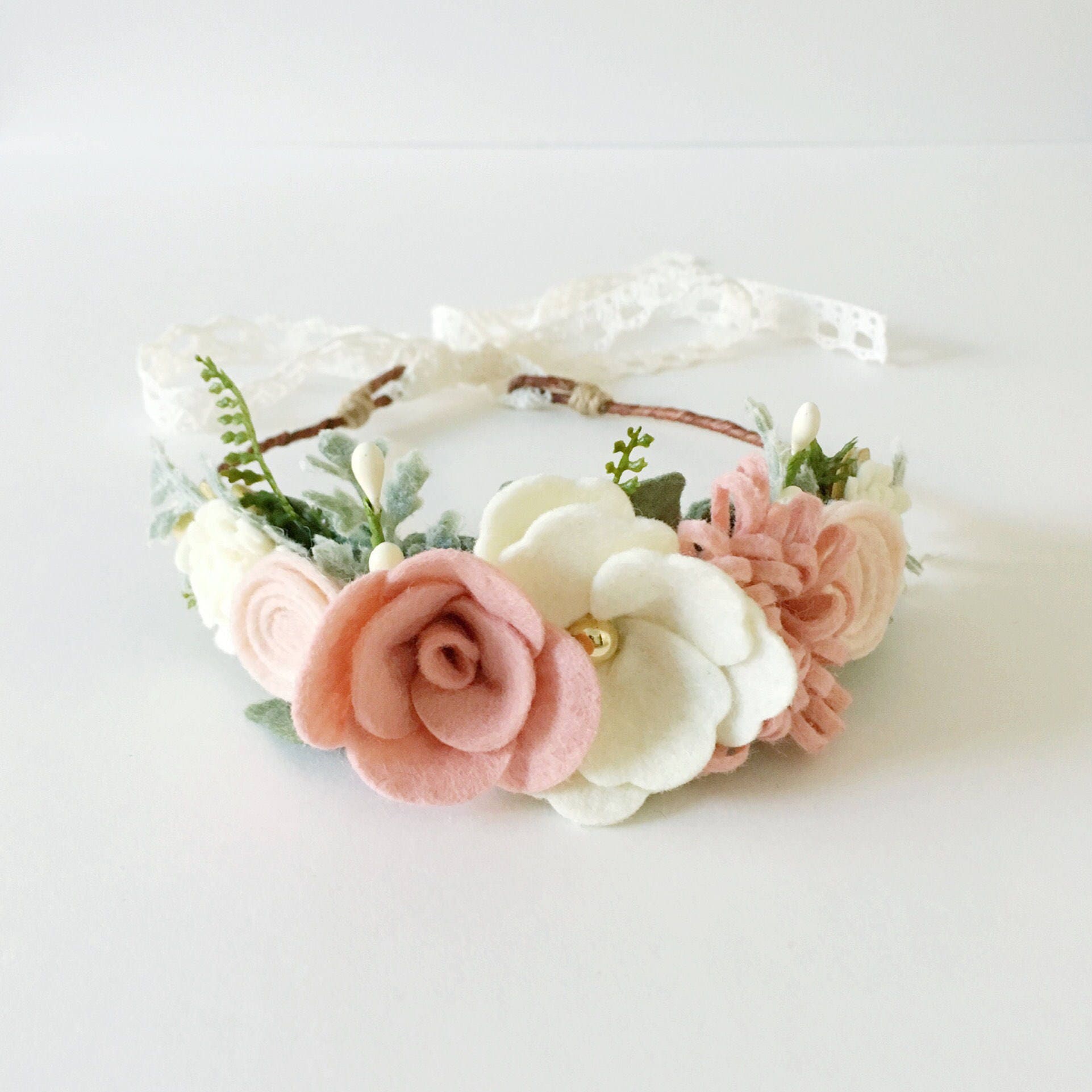 Baby/Child/Adult Felt Flower Crown Flower Crown Felt Etsy