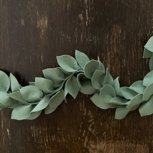 Felt Leaf Garland || Felt Garland || Leafy Garland || Felt Leaves || Nursery Garland || High Chair Garland || High Chair Banner