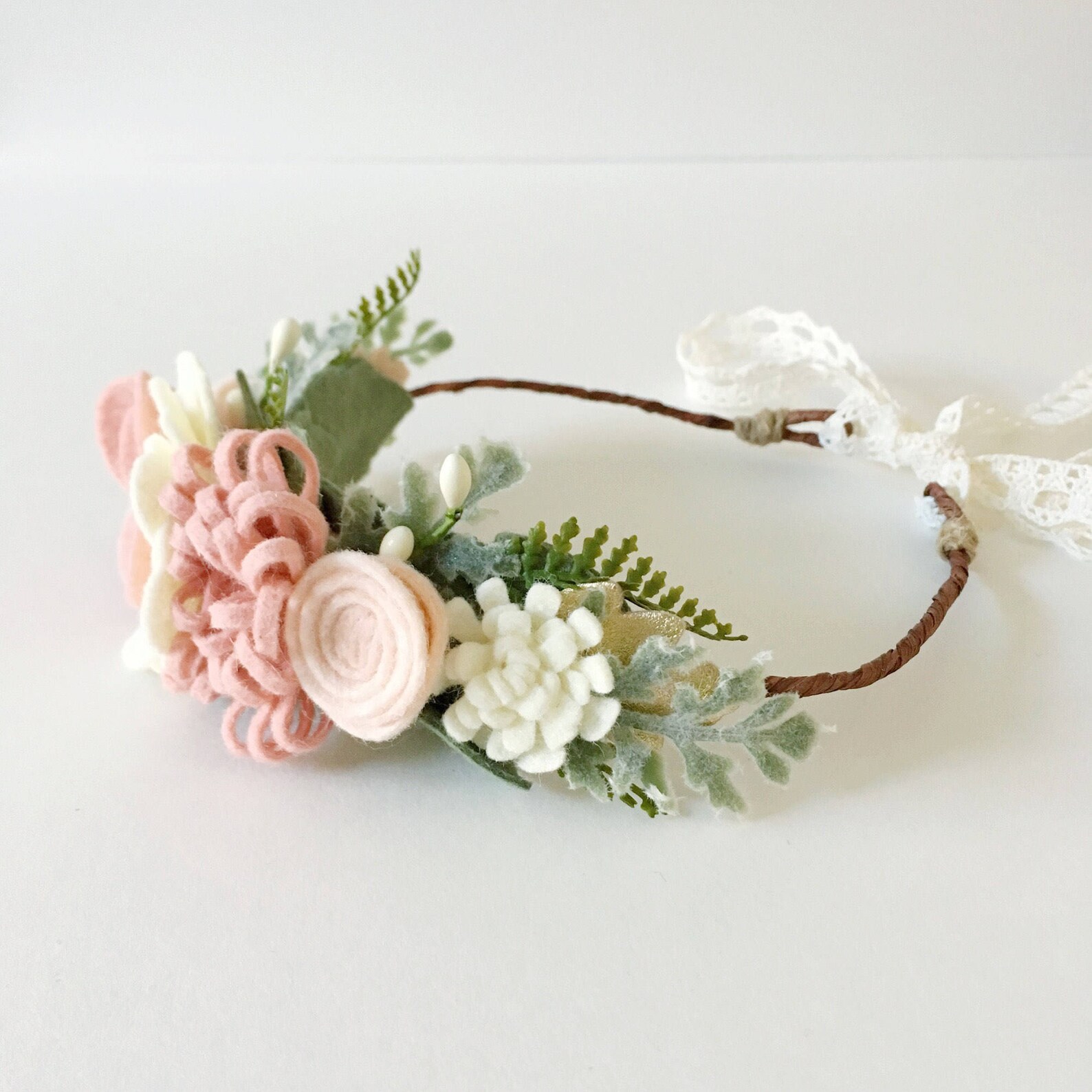 Baby/Child/Adult Felt Flower Crown Flower Crown Felt Etsy