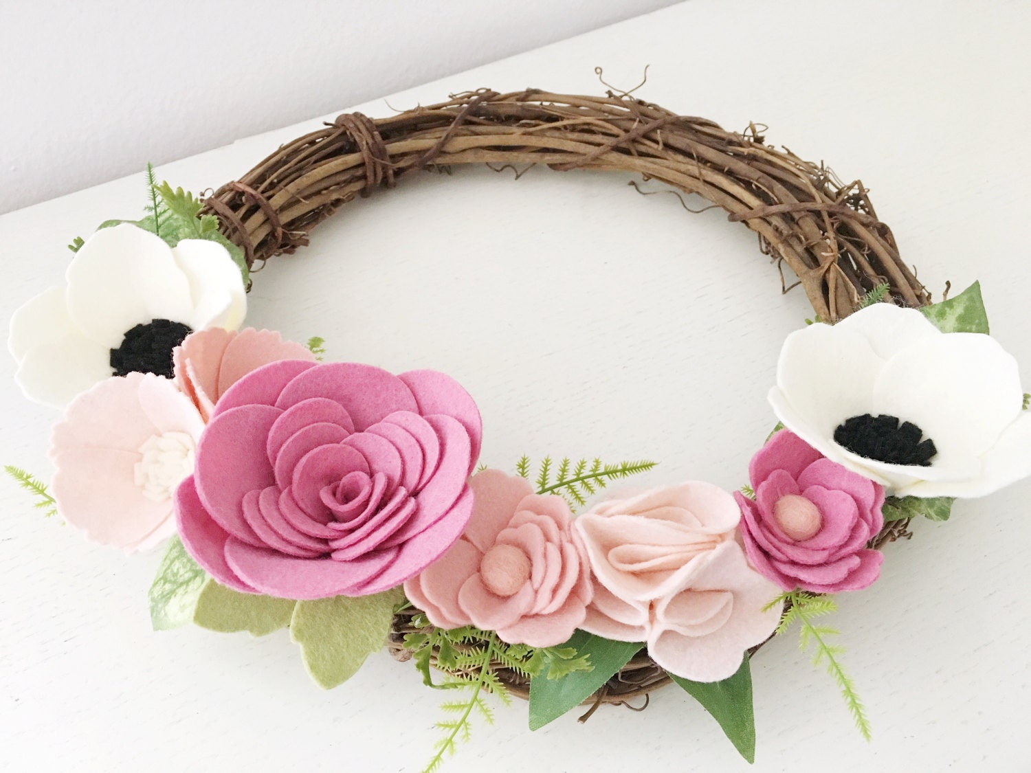 Wreath Wreaths Flower Wreath Twig Wreath Spring Etsy UK