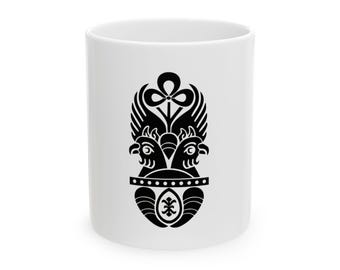 Persian Sassanian Motif Mug (11oz Ceramic)