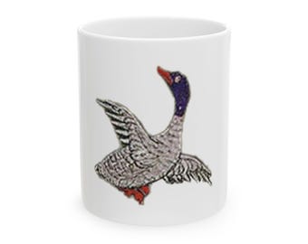 Persian Miniature Painting Duck Mug (11oz Ceramic)
