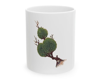 Persian Miniature Painting Bush Tree Mug (11oz Ceramic)