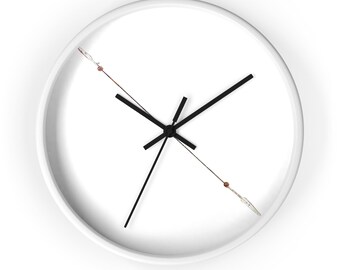 Persian Miniature Painting Javelin - Two Sided Blade Wall Clock (10 inch)