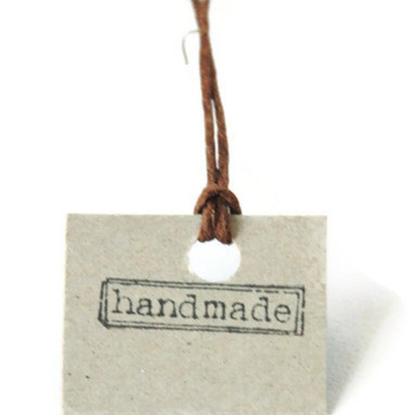 Tags for Handmade Goods, Eco-Friendly, Recycled Paper Tags, Packaging Supplies