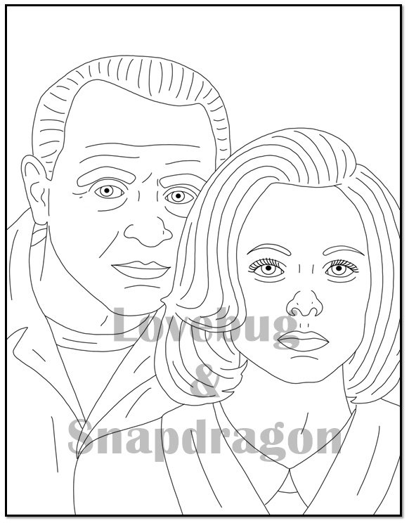 Silence of the Lambs Mini Digital Coloring Book // Instant - Etsy España