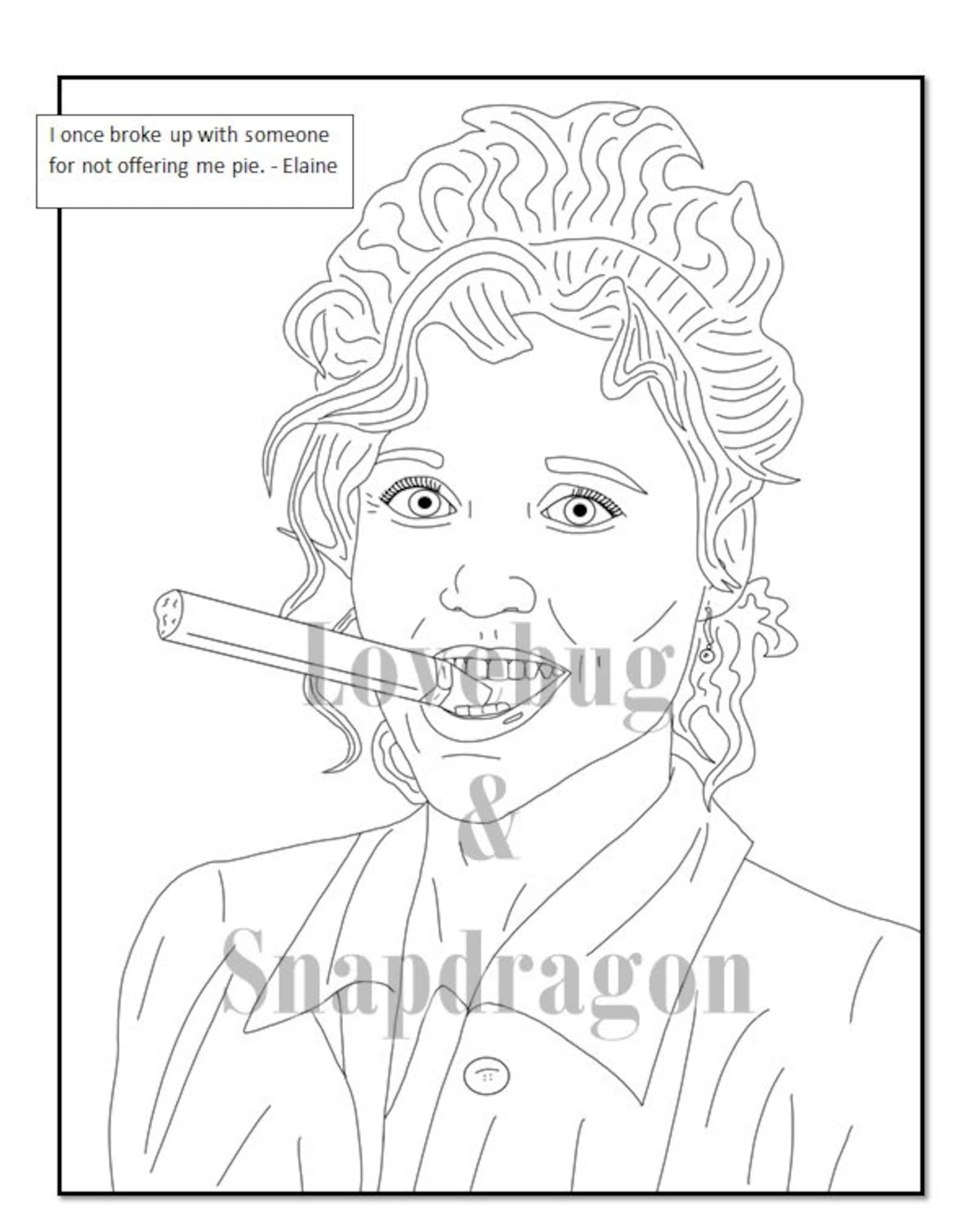 Seinfeld Coloring Book Coloring Pages