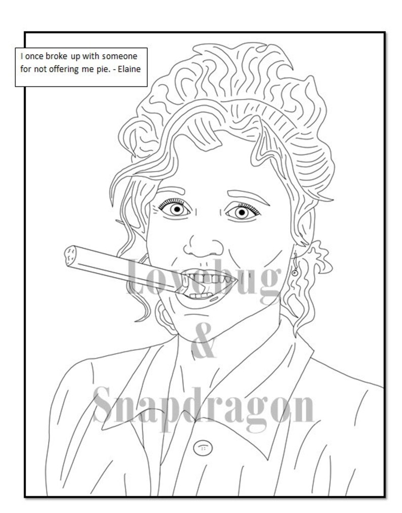 Seinfeld Coloring Book Coloring Pages