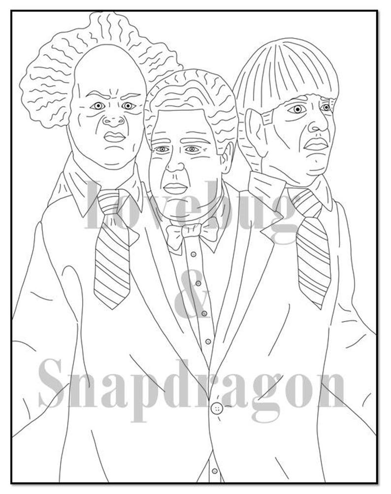 Download Roseanne Digital Coloring Book // Instant Print PDF File | Etsy