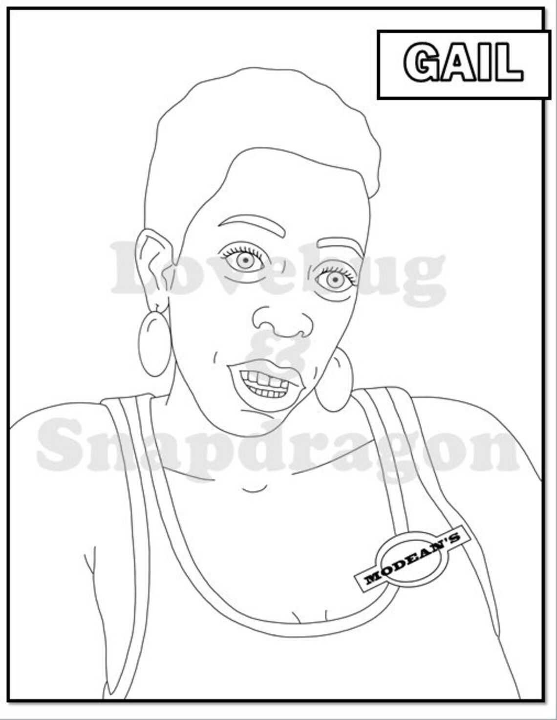 Letterkenny Digital Coloring Book // Instant Print PDF Indoor Etsy