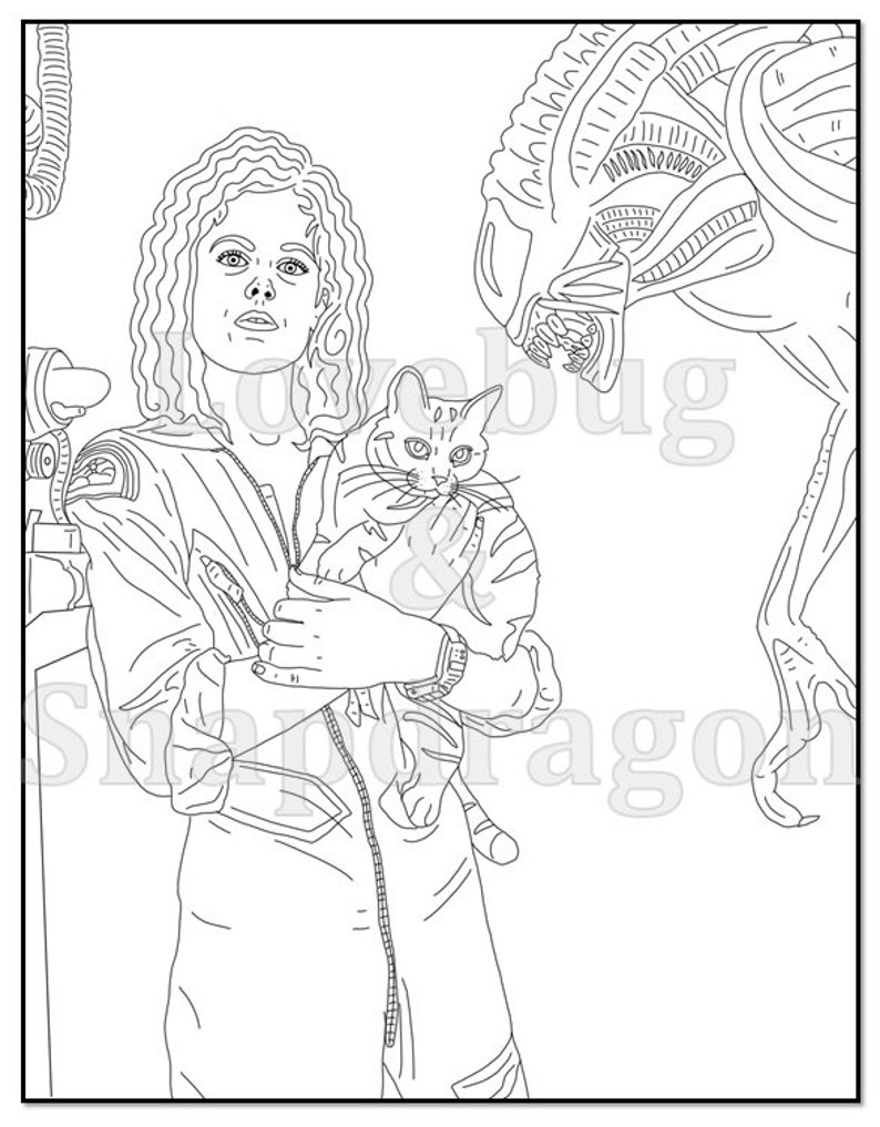 Action Heroes Digital Coloring Book // Instant Print PDF - Etsy