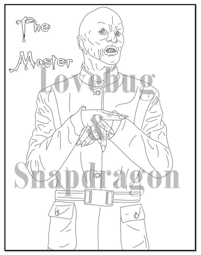 Buffy the Vampire Slayer Coloring Book // Instant Print Digital File, Travel Activity, Rainy Day Activity, Art Therapy, Coloring Pages image 10