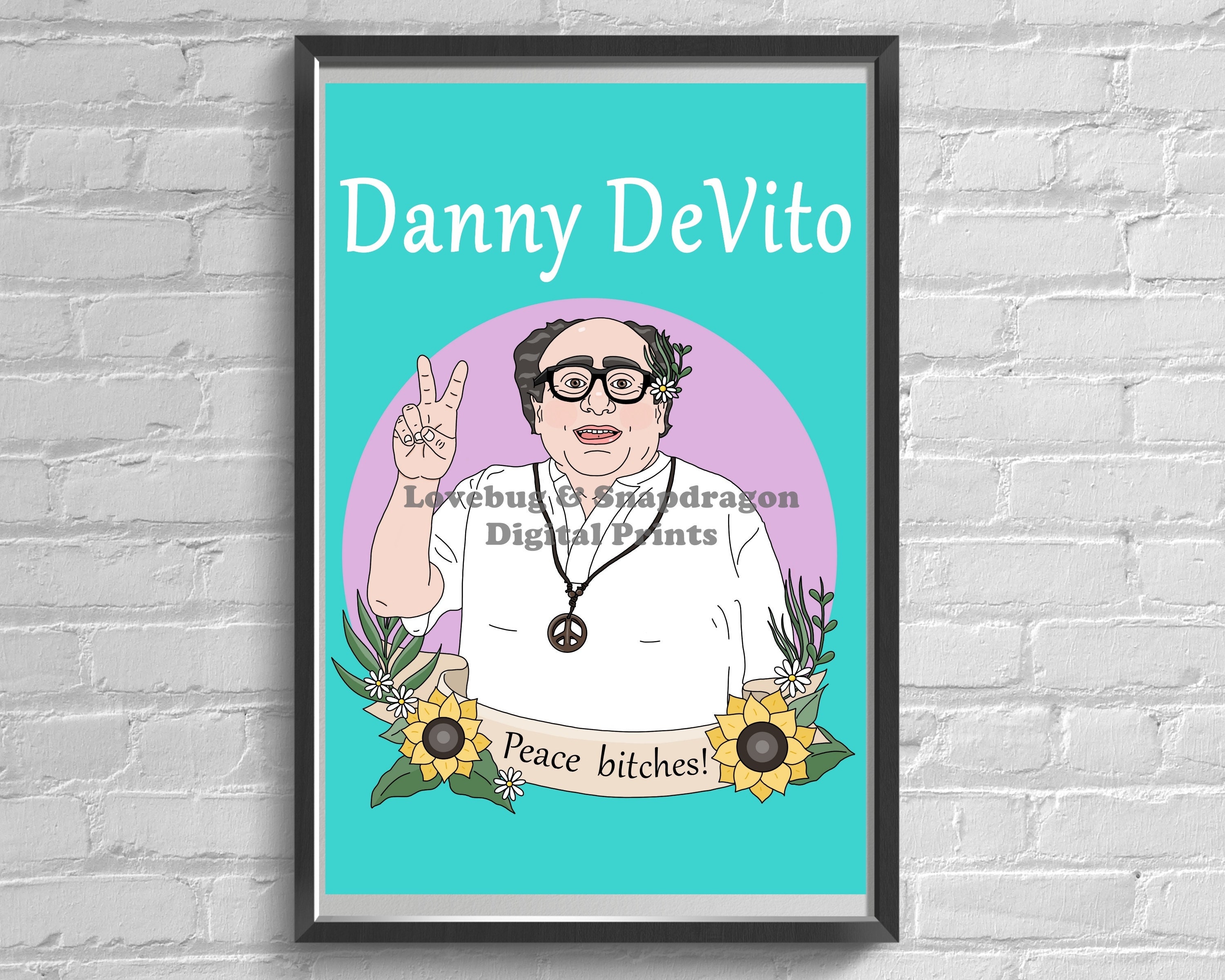 Danny Devito Digital Print // Printable Wall Art, Poster, Digital ...