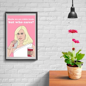 Impression numérique Sonja RHONY / Art mural imprimable, affiche, téléchargement numérique, décoration d'intérieur, Sonja Morgan, Real Housewives New York, poubelle blanche
