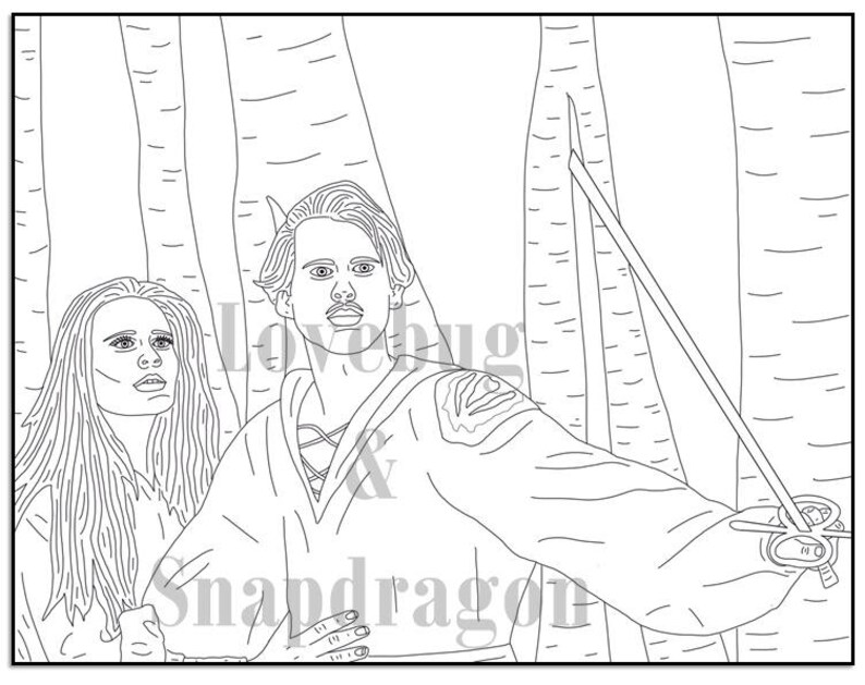 The Princess Bride Coloring Book // Instant Printable Digital - Etsy
