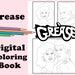 Grease Digital Adult Coloring Book // Instant Print PDF - Etsy