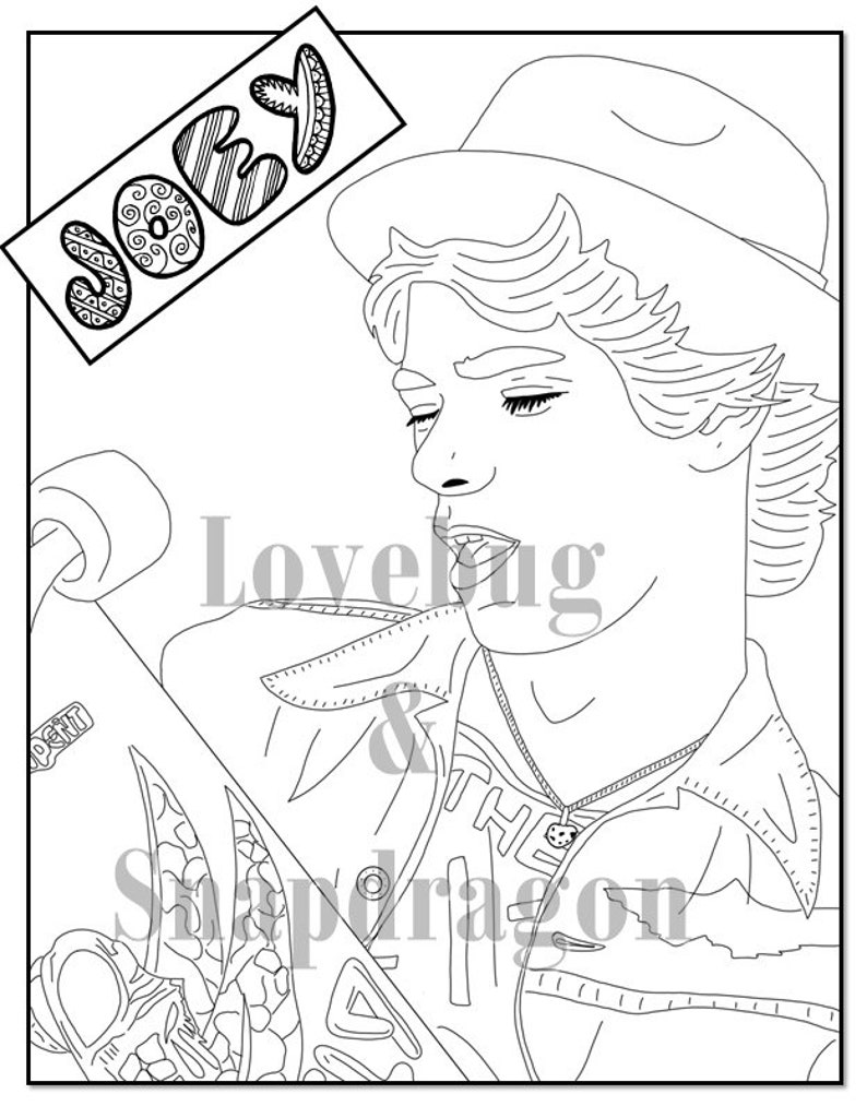 Download Degrassi Digital Coloring Book // Instant Print PDF File | Etsy