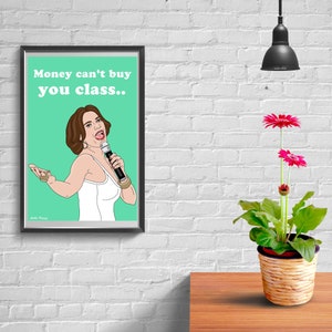 Luann RHONY Digital Print // Printable Wall Art, Poster, Digital Download, Home Decor, Luann de Lesseps, Real Housewives New York, Countess