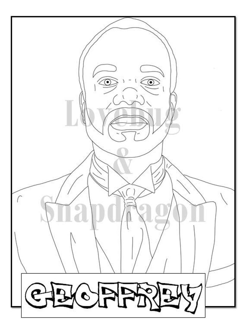 Fresh Prince of Bel-air Coloring Book: Hand-drawn Art Therapy (digital ...