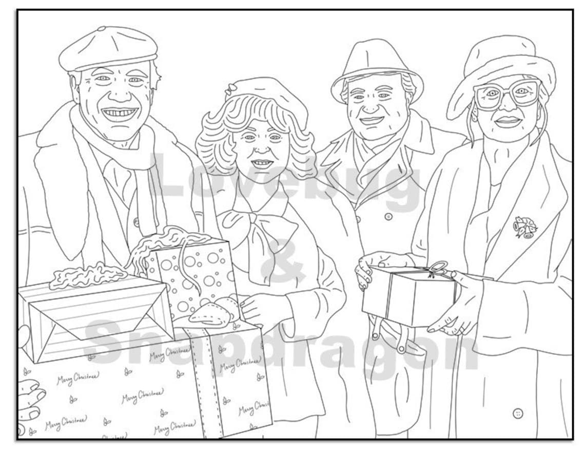 National Lampoon's Christmas Vacation Adult Coloring Book | Etsy