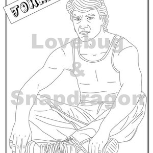 Dirty Dancing Digital Coloring Book // Instant Download, Printable PDF ...