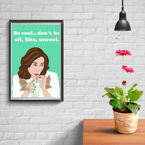 Luann &quot;Be Cool&quot; RHONY Digital Print // Printable Wall Art, Poster, Digital Download, Home Decor, Luann de Lesseps, Real Housewives New York