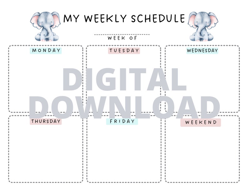 weekly-planner-for-kids-animal-theme-etsy