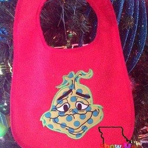 Diseño de bordado de la máquina de aplicación de cara verde media