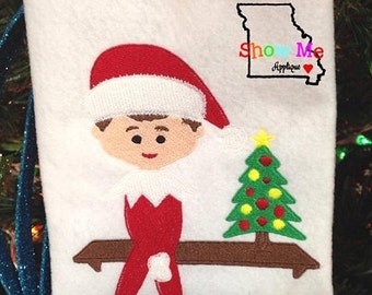 Santa's Helper Filled Machine Embroidery Design