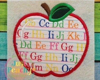 B2S Apple Applique Machine Embroidery Design