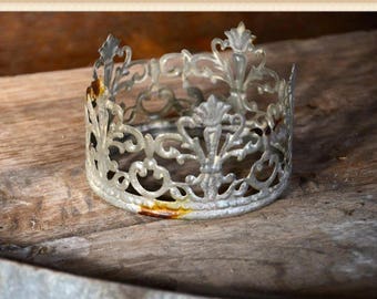 Crown Decoration  Ornament for Doll Santos or Embellish it for Mixed Media Art project