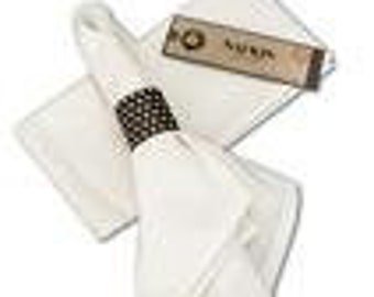 White Napkin 17" By 17" Blank 100% Cotton  for DIY, Home Décor, Monogram, Screen-print, Paint, Ink, Stamp, HTV,  table décor