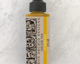Turmeric Décor Ink - IOD - Iron Orchid Design - Home Décor - liquid Ink - Home and Hobby - DIY - Stamping Ink