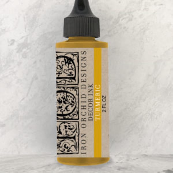 Turmeric Décor Ink - IOD - Iron Orchid Design - Home Décor - liquid Ink - Home and Hobby - DIY - Stamping Ink