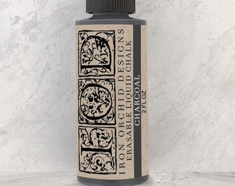 Erasable Charcoal Liquid Chalk - IOD - Iron Orchid Design - Home Decor