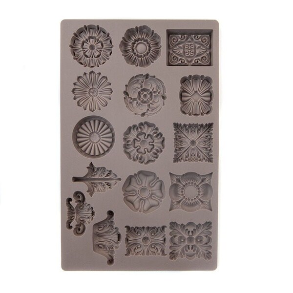 Etruscan Accents - Re-Design Mould by Prima for mixed media art, home decor,candy, food, wedding cake