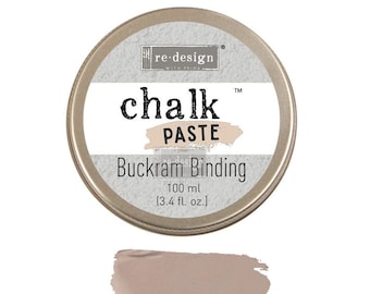 Buckram Binding Chalk Paste Color  by Re-Design Prima  art paint medium, home decor, card making, resin, metal, clay, pottery, wood, canvas