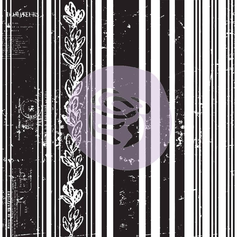 Prima Marketing IOD Decor Stamps Floral