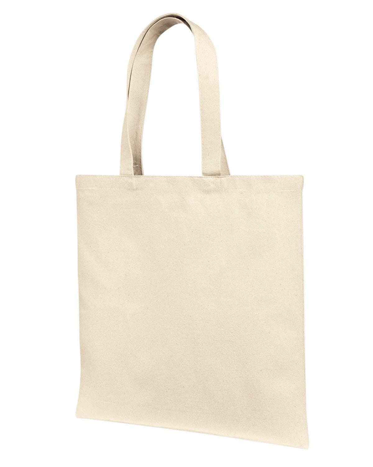 Bag Canvas and Cotton Flat Tote Bag White with White Handles 13 By 13 ...