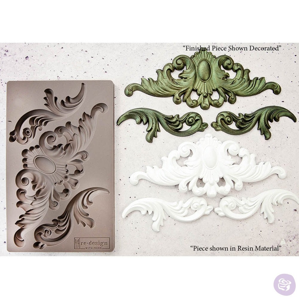 Redesign Mould Thornton Medallion By Prima For Mixed Media Art