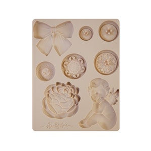 Magic Love Collection mini mould silicone by Frank Garcia  décor mould, Food Safe, use with Clay, Ceramic, Hot Glue, Air Dry Clay Resin