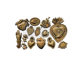 The Love Edit 5" x 8" Re-Design Mold by Katcha for mixed media art, home decor, candy, food, wedding cake, crown, wreath, Jewelry