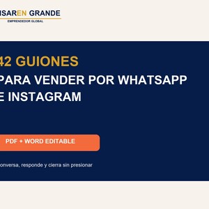 42 Sales Scripts for WhatsApp and Instagram | Editable PDF + Word | Messages for Clients, Objections, and Follow-up