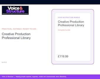 Creative Production Professional Library | Digital Resource Bundle