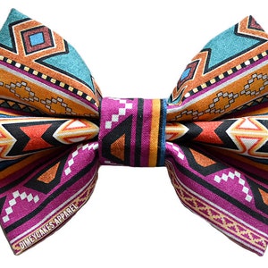 Aztec/Tribal Print Hair Bow image 1