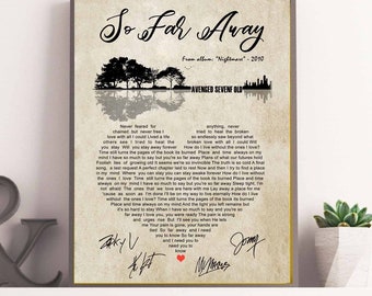 lyrics avenged sevenfold so far away
